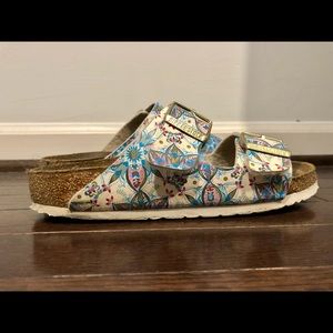 Birkenstock Arizona Boho Flowers Slide Sandal